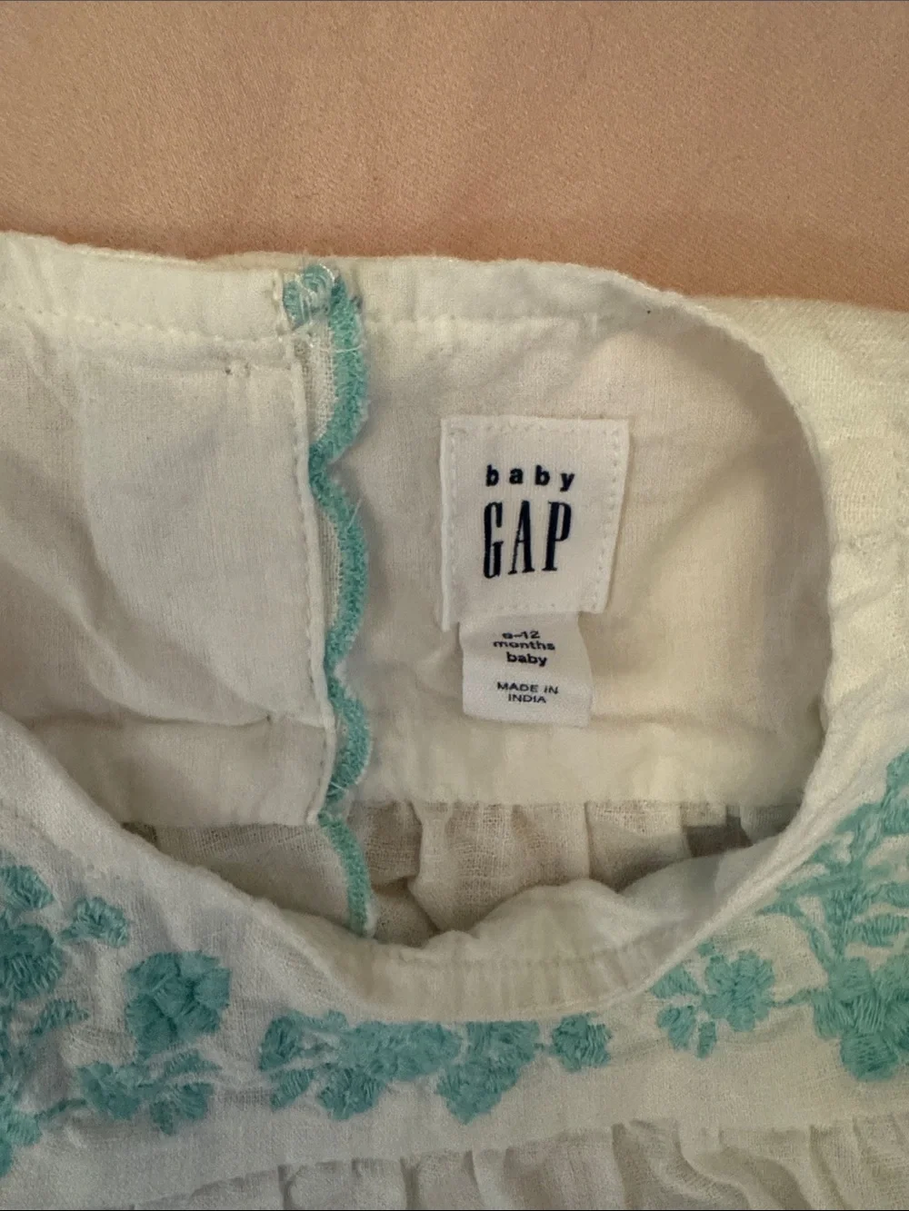 Baby Gap Embroidered Dress Bloomers 12 m